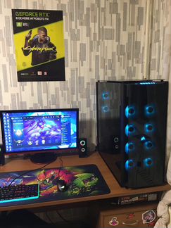 Монитор AOC black-RED