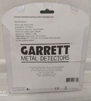 Наушники металлоискатель Garrett ACE Euro 350