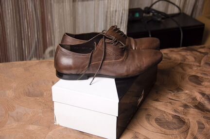 Мужские кожаные туфли Alba 41 размер