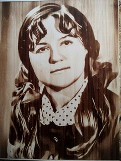 Выжигание портретов на фанере и дереве по фото