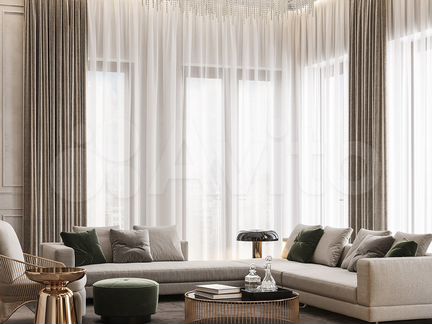 3-к квартира, 160.2 м², 10/17 эт.
