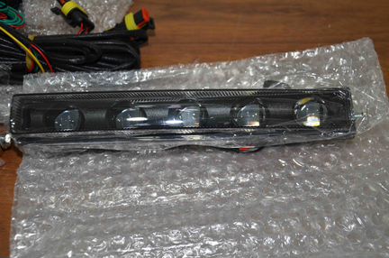 Ходовые огни черные Mercedes G Klasse W463
