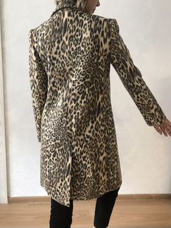 Пальто Claudie Pierlot оригинал новое леопардовое