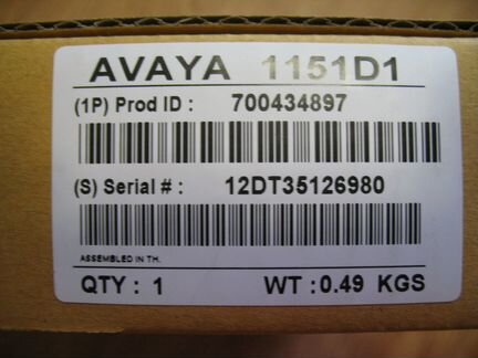 VoIP-телефон Avaya 4602 и POE-инжектор Avaya D1151