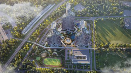 1-к квартира, 61.7 м², 19/39 эт.