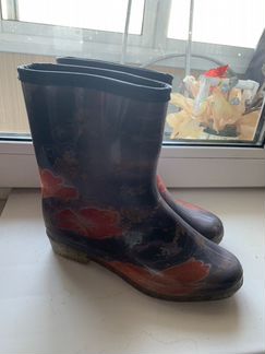 Сапоги резиновые утеплённые