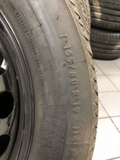 Докатка-запасное колесо для Mercedes Benz 155:80 r