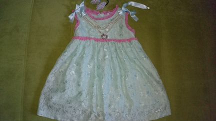 Праздничное итальянское платье Gaialuna+аксесуары