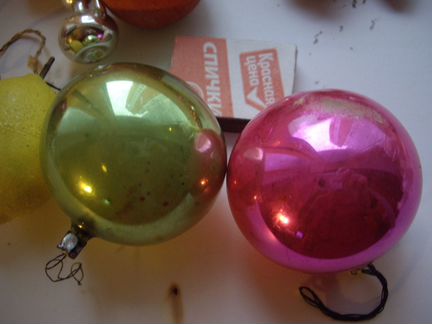 Елочные игрушки винтаж СССР 50-е