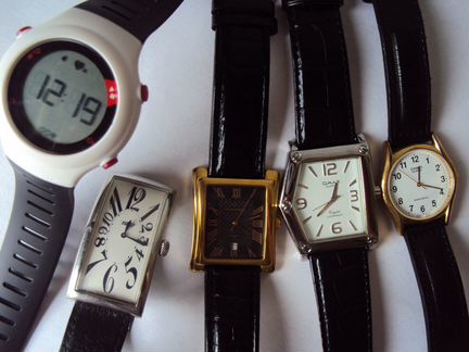 Часы Casio и Oxylane Geonaute