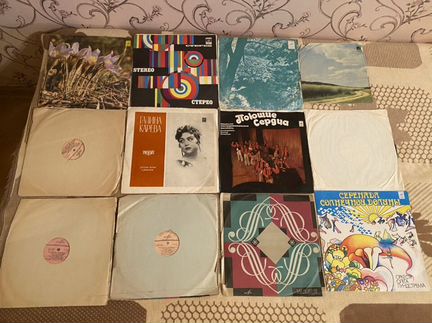 Пластинки винил разные