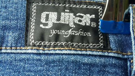 Джинсы Guitar со стразами (раритет из конца 90-х)
