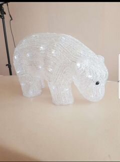 Акриловая световая фигура медведь