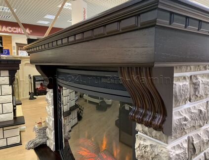 Электрокамин с очагом