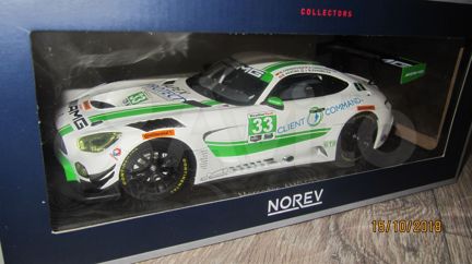 Модель 1/18 Mercedes AMG - GT3 Norev