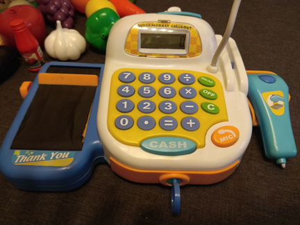 Детская касса в хорошем состоянии