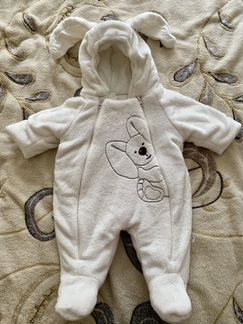 Теплый комбинезон-зайка 62 размер