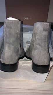 Ботинки полусапожки замшевые