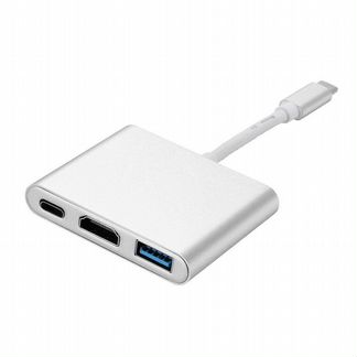 Переходник 3 в 1 Type-c to Usb / hdmi / Type-C