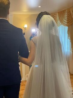 Фата с блестками