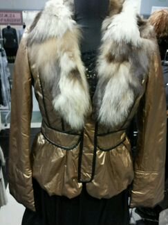 Куртка с натуральным мехом