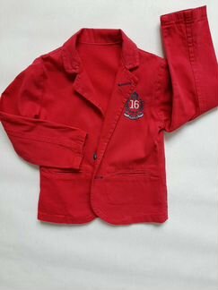 Пиджак трикотаж.и хлопок 2-3 г