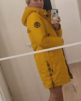 Новая желтая куртка парка IceBear