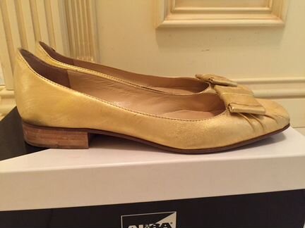 Балетки Alba золотые р37