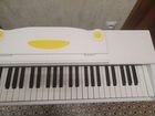 Электронное пианино белое для обучения игре (детск