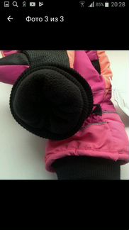 116/128 перчатки для девочки