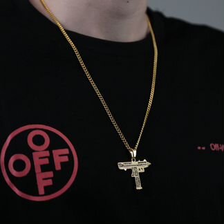 Подвеска Uzi Золото