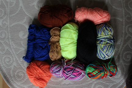 Пряжа нитки для вязания