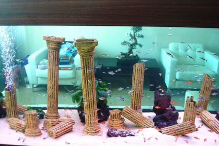 Акв. 400л+ свет+ тумба+ мощн. внеш фильтр