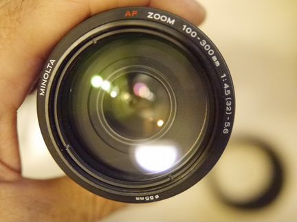 Родная минольта 100-300 ф4-5,6 для sony A