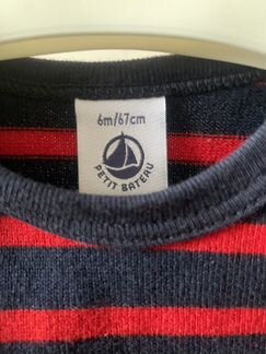 Детский джемпер новый 6 месяцев Petit Bateau