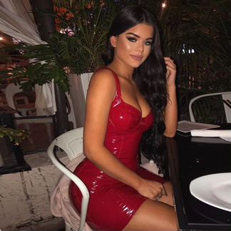 Платье виниловые латекс