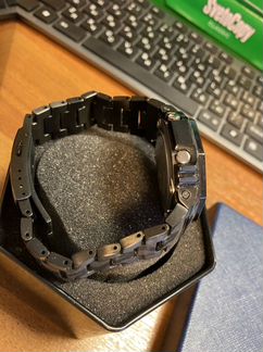 Casio g-shock GA-2100-1EAR с стальным браслетом