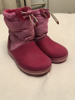 Сапоги Crocs, детские утепленные c12, 29размер