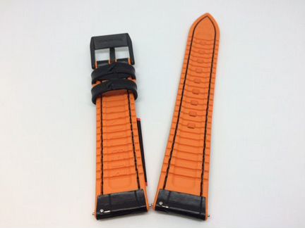 Ремень для часов Stailer Max Sport Black Orange 20