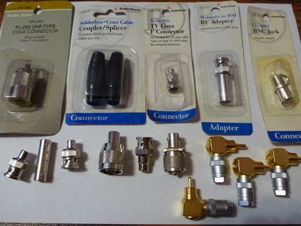 RadioShack фирменные разьемы и соеденители