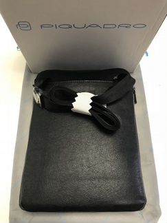 Кожаная сумка через плечо Piquadro Black Square