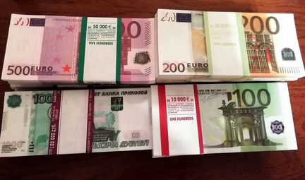 Купюры банка приколов