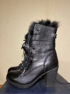 Зимние ботинки из натуральной кожи