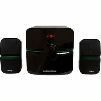 Колонки для компьютера dialog AP-203 черный USB+SD reader