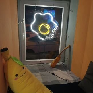 Неоновая вывеска Яичница