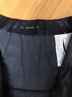 Кожаная юбка zara