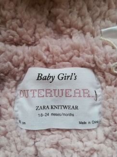 Пальто зимнее Зара для девочки/куртка Zara