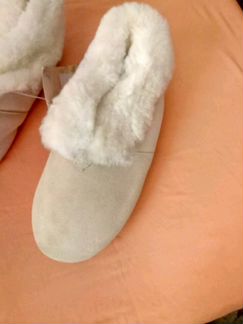 Тапочки из овчины, новые