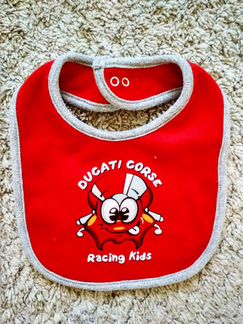 Нагрудник слюнявчик Ducati Corse Racing Kids