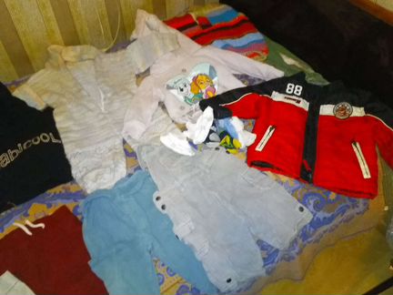 Детские вещи пакетом бесплатно